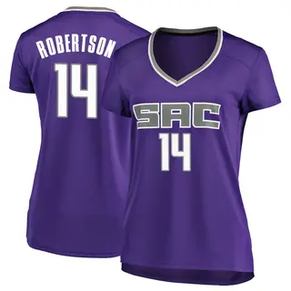 Women's Oscar Robertson Sacramento Kings Purple Jersey - Icon Edition - Fast Break