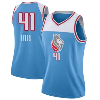 Women's Trey Lyles Sacramento Kings Blue Jersey - City Edition - Swingman