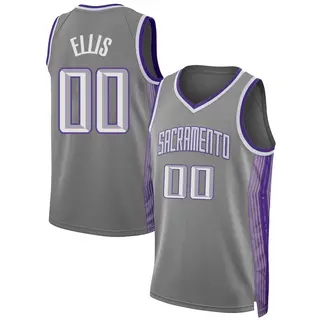 Youth Boogie Ellis Sacramento Kings Anthracite 2022/23 City Edition Jersey - Swingman