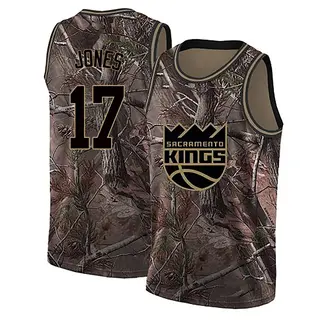 Youth Isaac Jones Sacramento Kings Camo Realtree Collection Jersey - Swingman