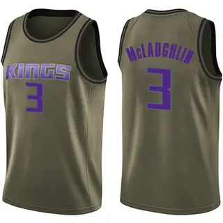 Youth Jordan McLaughlin Sacramento Kings Green Salute to Service Jersey - Swingman