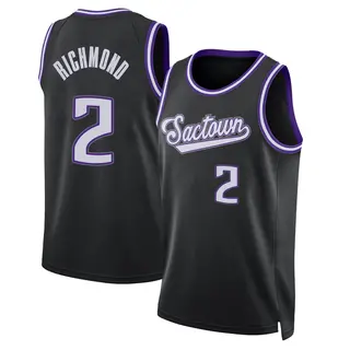 Youth Mitch Richmond Sacramento Kings Black 2021/22 Icon Edition Jersey - Swingman