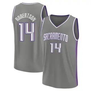 Youth Oscar Robertson Sacramento Kings Gray 2022/23 City Edition Jersey - Fast Break