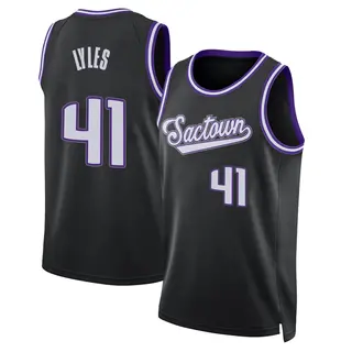 Youth Trey Lyles Sacramento Kings Black 2021/22 Icon Edition Jersey - Swingman